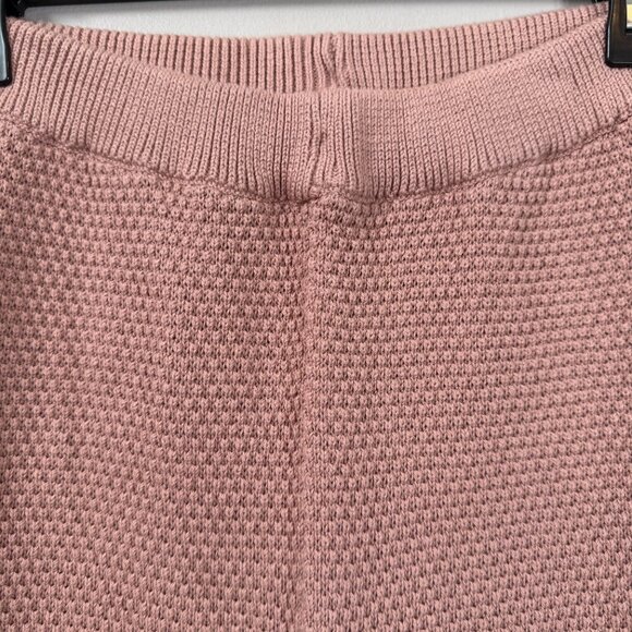 Free People FP Beach Hailee Sweater Waffle Knit Wide Leg Pants Women's XS Brown - Picture 6 of 12